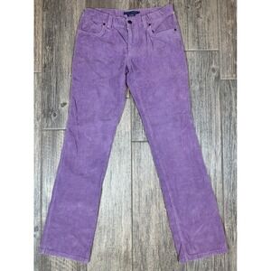 Ralph Lauren Purple Corduroy Pants‎ Women's Size 4 Straight Leg